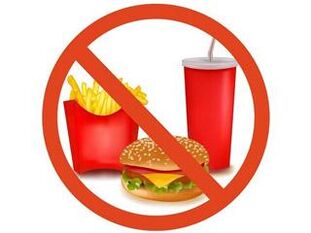 Detener la comida rápida